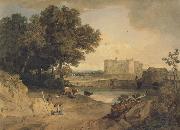 William Havell Carew Castle,Near Pembroke (mk47) oil painting picture wholesale